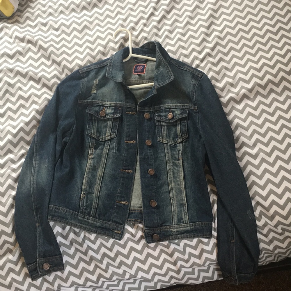 Distressed Jean Jacket